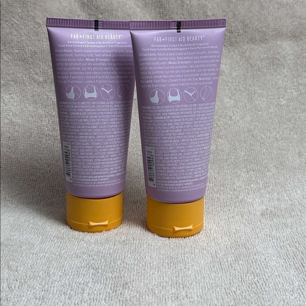 First Aid Beauty Whole Body Deodorant Cream x2 - Picture 2 of 3
